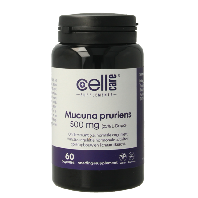 Mucuna pruriens 500 mg (25 % L-Dopa) 60 Kapseln