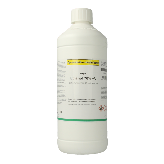 Ethanol 70% v/v 5% Methanol 1 Liter