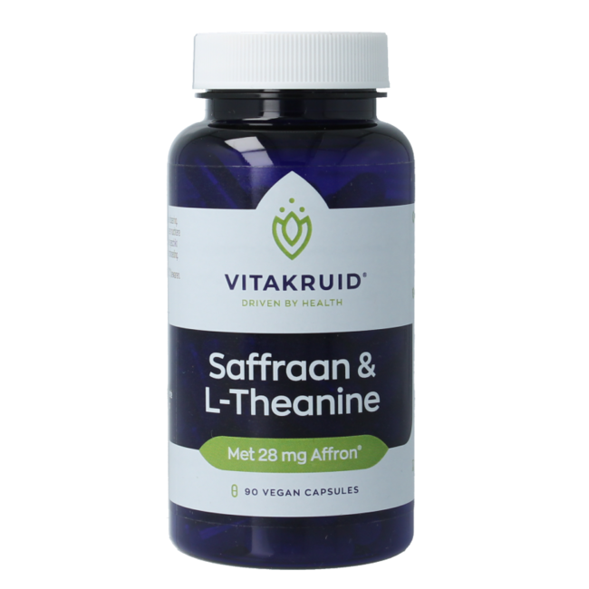 Azafrán 28 mg (Affron) y L-Teanina 90 cápsulas vegetales