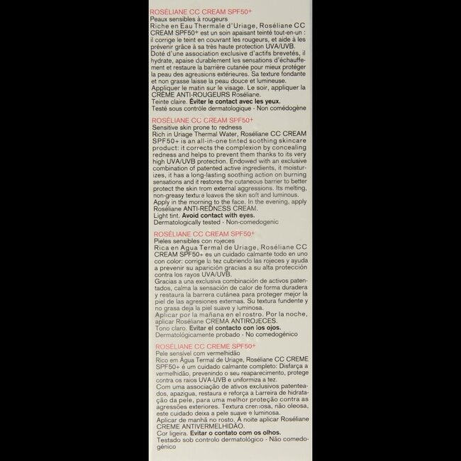 Roséliane Crème Teintée Hydratante & Protectrice SPF50 40 ml