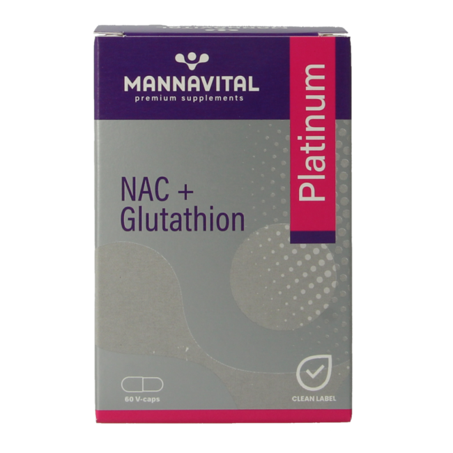 NAC + Glutathion Platinum 60 vegetarische Kapseln