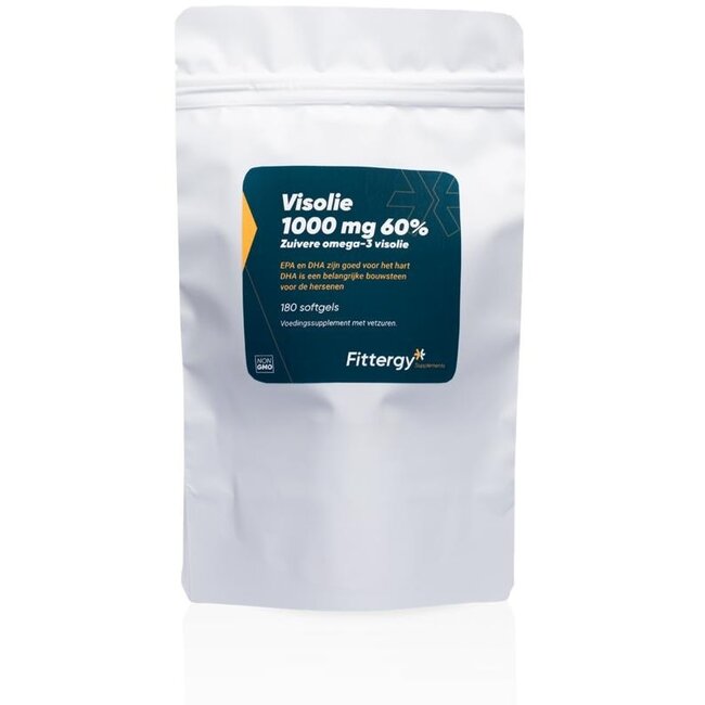 Olej rybi 1000 mg 60% saszetka 180 kapsułek softgel