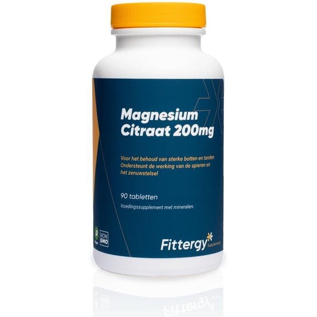 Citrato de Magnesio 200mg 90 Comprimidos