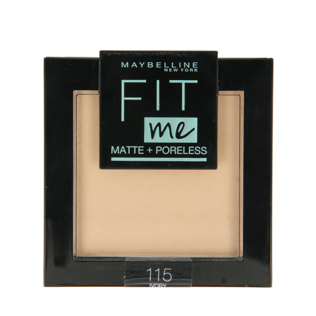 Puder matujący i minimalizujący pory Fit Me 115 Ivory, 1 Sztuka
