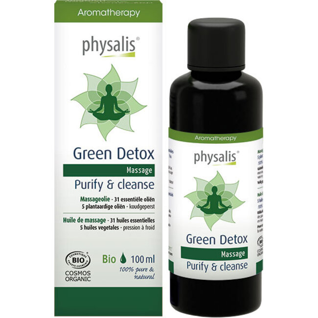 Olio da Massaggio Green Detox Bio 100 Millilitri
