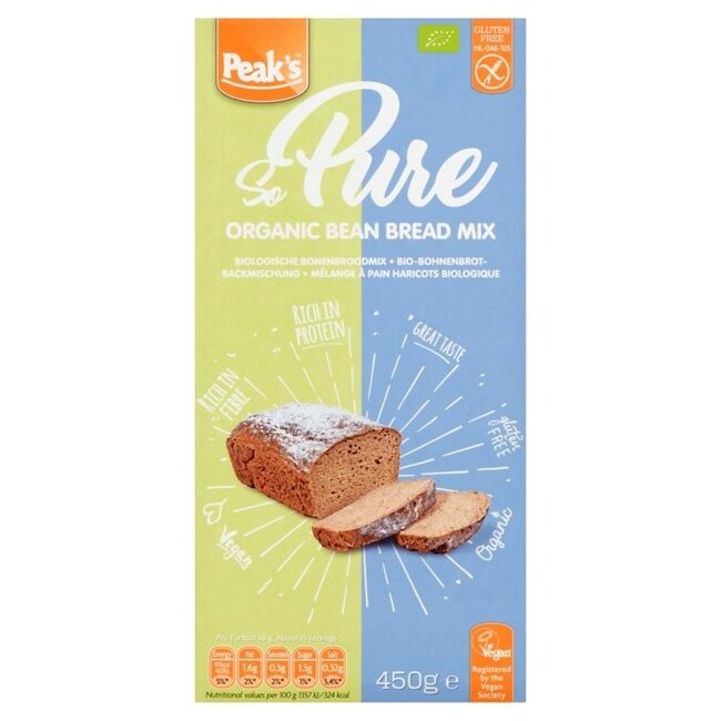 Mieszanka chlebowa So pure z fasoli, bezglutenowa, bio 450 Gram