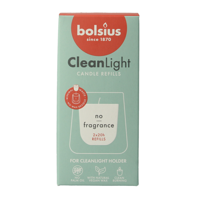 Recambio Clean Light sin aroma, 2 unidades