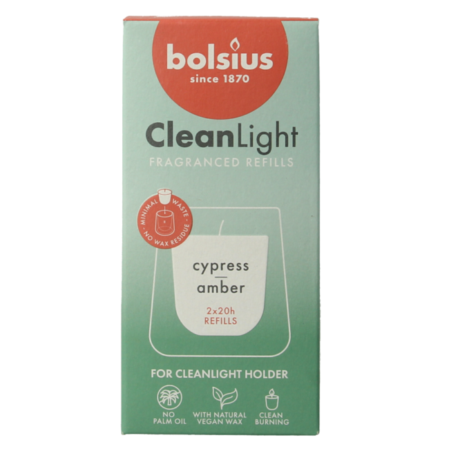 Ricarica Clean Light Cipresso / Ambra 2 Pezzi