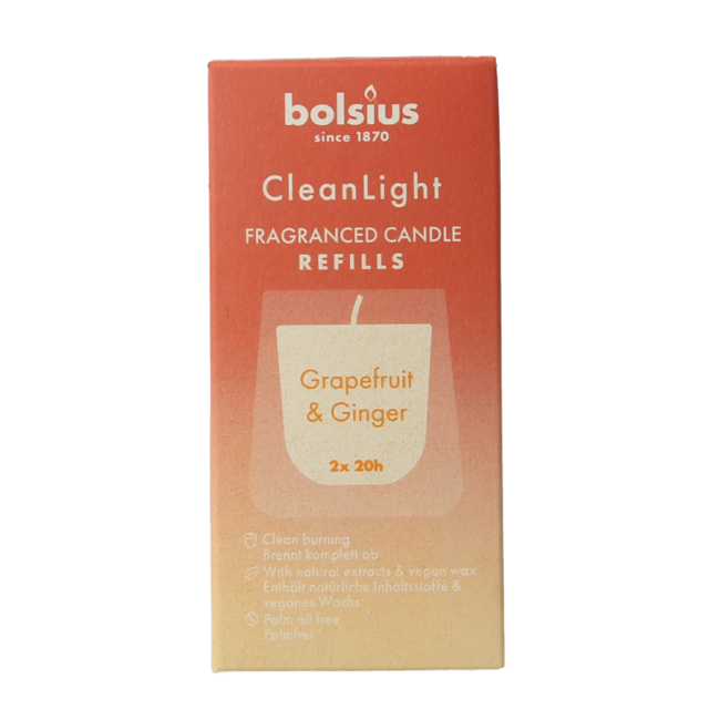 Recharge Clean Light lot de 2 Pamplemousse / Gingembre 212 g