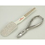 Cążki do pedicure 14 cm i tarka 19,5 cm, niklowane, 1 zestaw