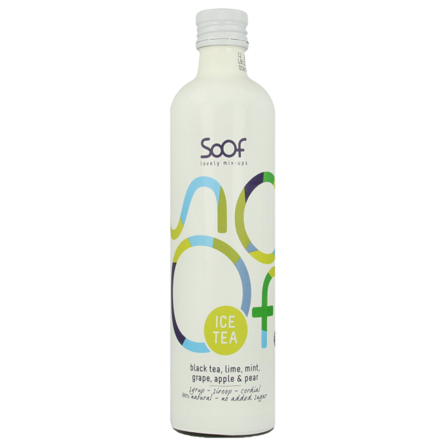 Black tea lime & mint syrup 340 Millilitres