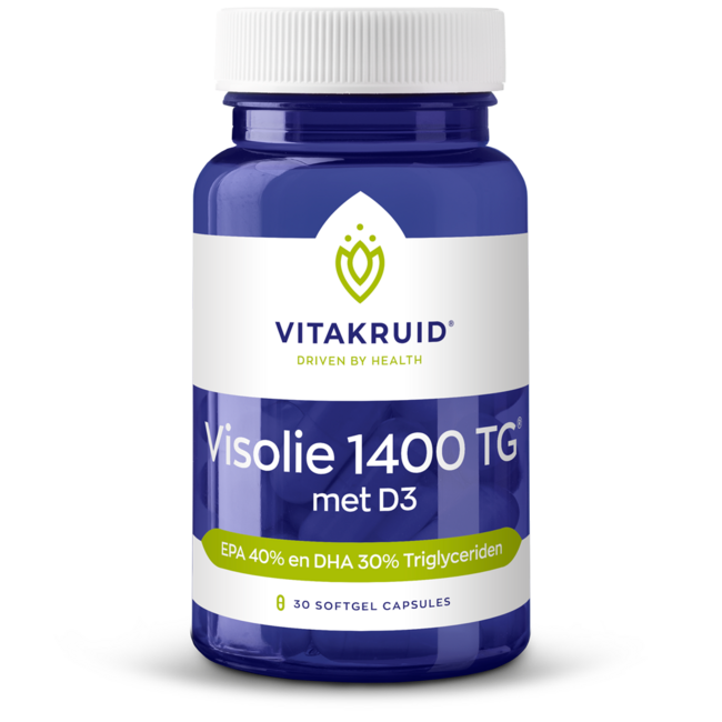 Fischöl 1400 TG Triglyceride mit D3 30 Softgels