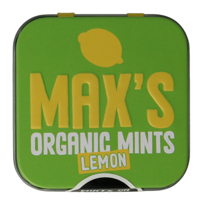 Pastilles au citron bio boîte carrée 35 g