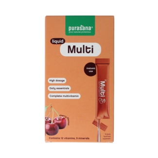 Purasana Multivit liquid gelstick 10ml 15.00 Stuks