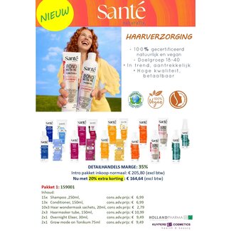 Sante Package 1 hair care 20% 1.00 Display