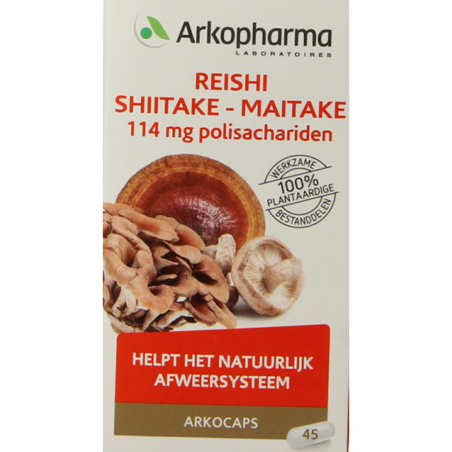 Reishi Shiitake Maitake Bio 45 Kapseln