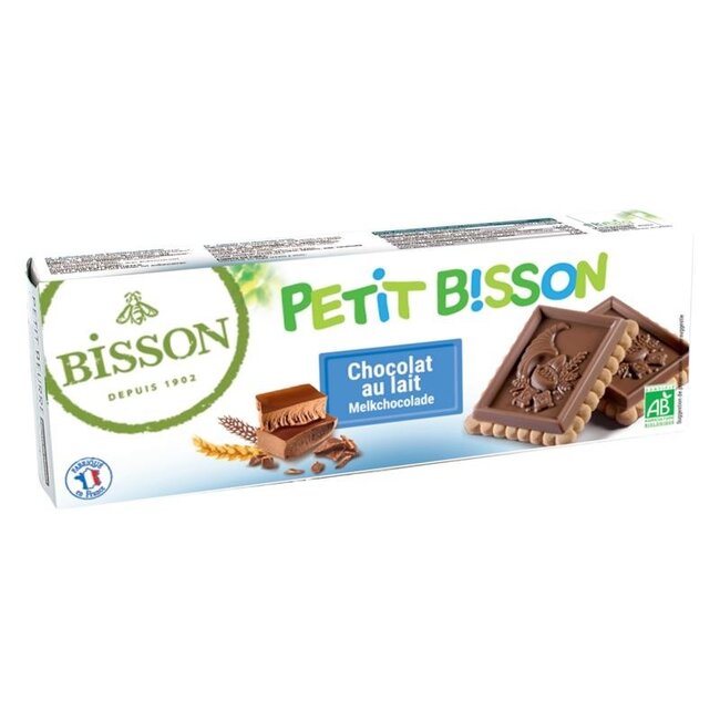 Petit theebiscuit melkchocolade bio 150 Gram