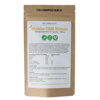 Natuurlijk.fit Vitamine C 1000 ultimate 60.00 Capsules