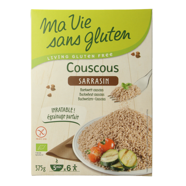 Couscous 100% sarrasin sans gluten bio 375 Grammes