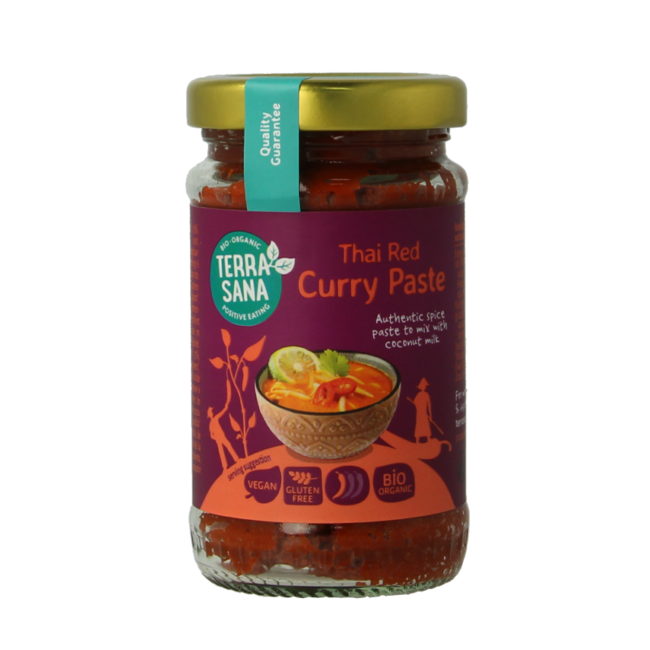 Thaise rode currypasta bio 120 Gram