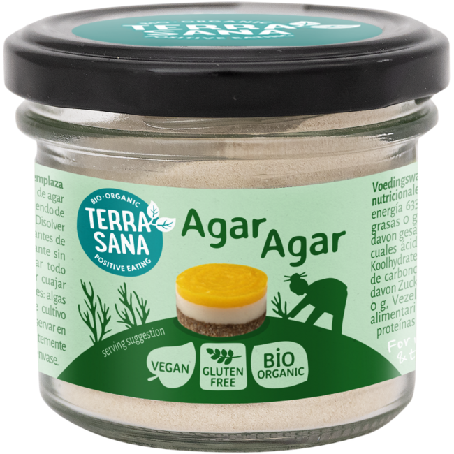 Agar Agar in polvere biologico 50 Grammi