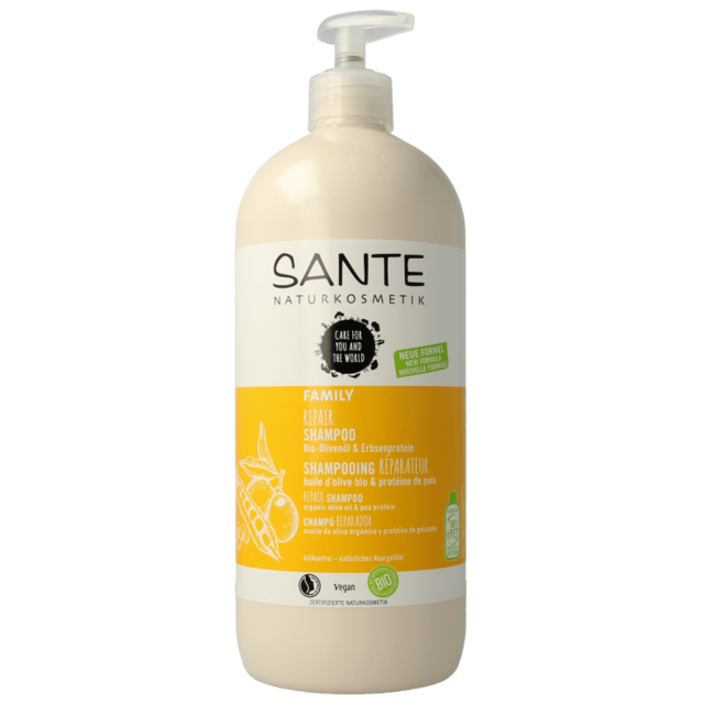Shampoo riparatore Famiglia oliva e proteine del pisello 950 Millilitri
