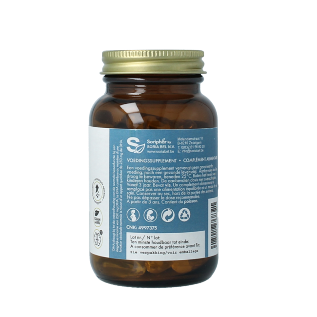 Aceite de pescado Omega 3 60,00 cápsulas blandas