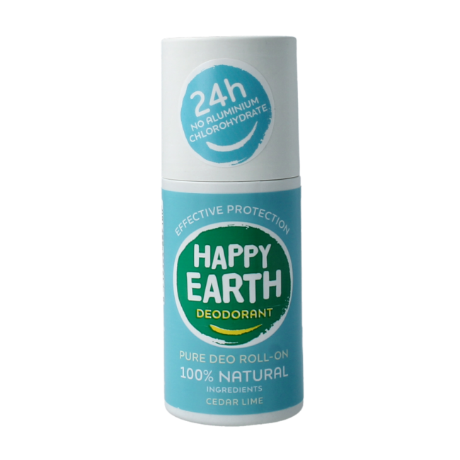 Deodorante roll-on puro cedro e lime 75 Millilitri