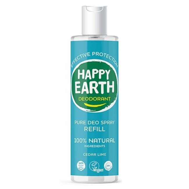 Pures Deodorant Spray Nachfüllpackung Zeder-Limette 300 Milliliter