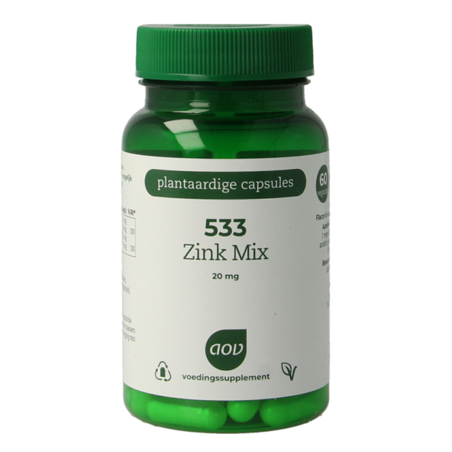 533 Zink mix 60 cápsulas vegetales