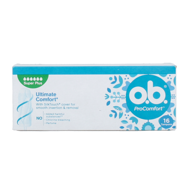o.b. ProComfort Super Plus Tampons, 16 Stück