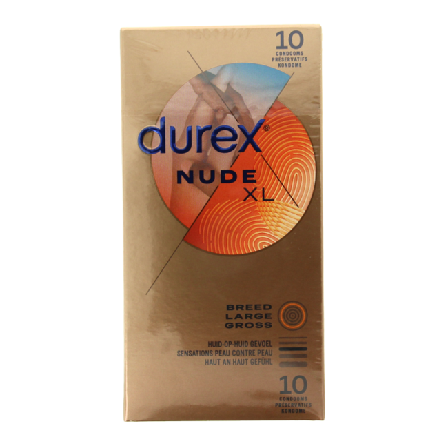 Durex Nude XL Condoms 10 Pack