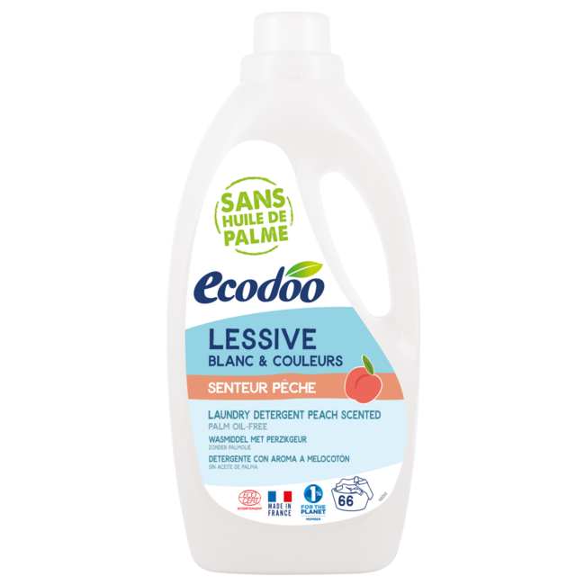 Detergente Líquido Bio de Melocotón Ecodoo 2 Litros