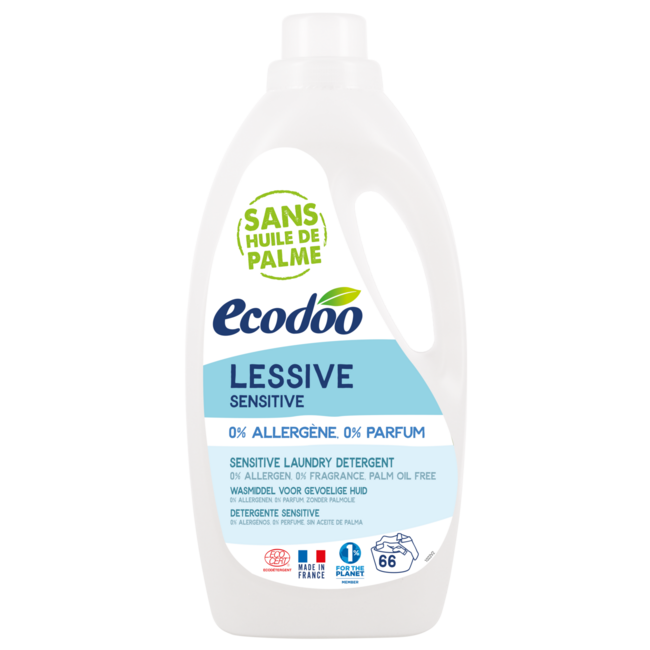 Lessive liquide sensitive 0 % bio 2 litres