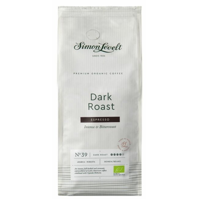 Kawa Espresso, ziarna, ciemno palona, bio, 1 Kilogram