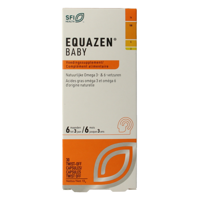 Equazen baby ácidos grasos omega 3 y 6, 30 ampollas