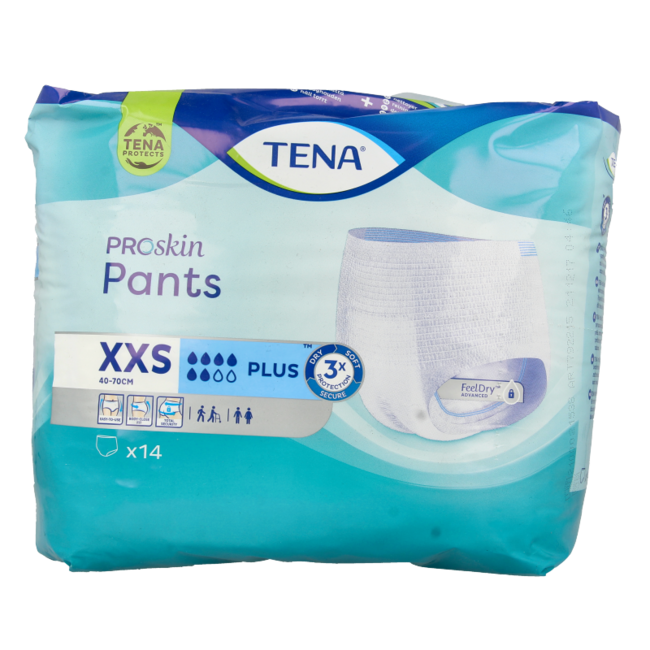 Proskin Pants Plus XXS 14 Pack