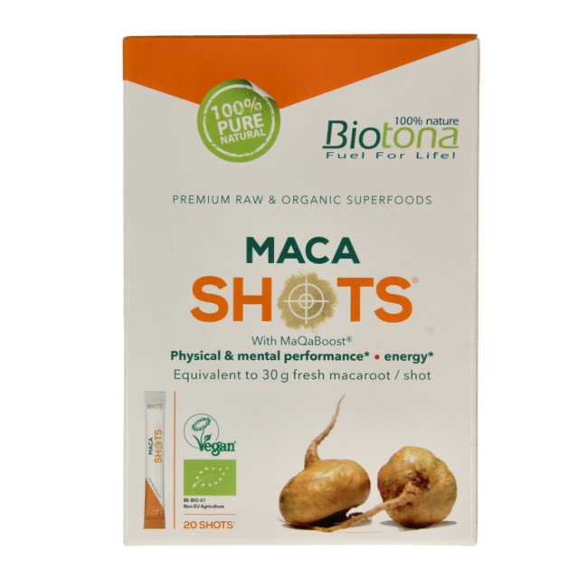 Maca shots bio 2,2 g 20 unités