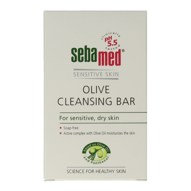 Soap-free cleansing bar olive 150g