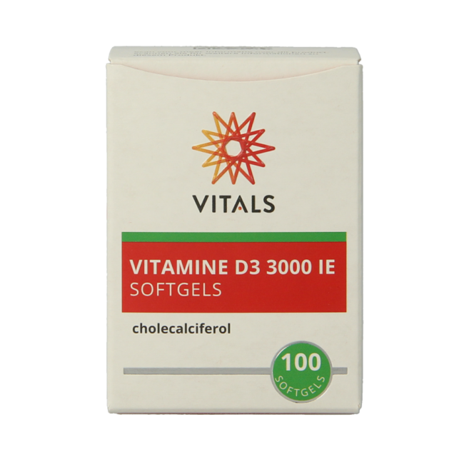Vitamine D3 3000 UI 100 capsules molles