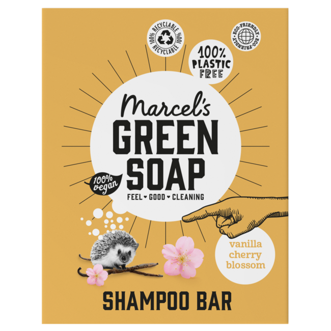 Shampoo bar vanille & kersenbloesem 90 Gram