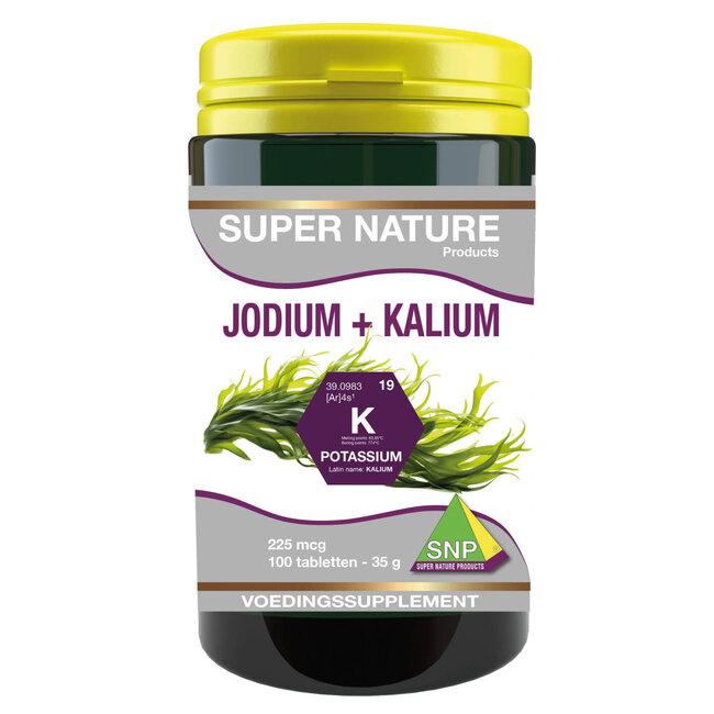 Yodo 225 mcg + potasio 100 comprimidos