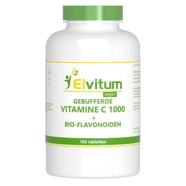 Vitamina C tamponada 1000 mg 180 comprimidos