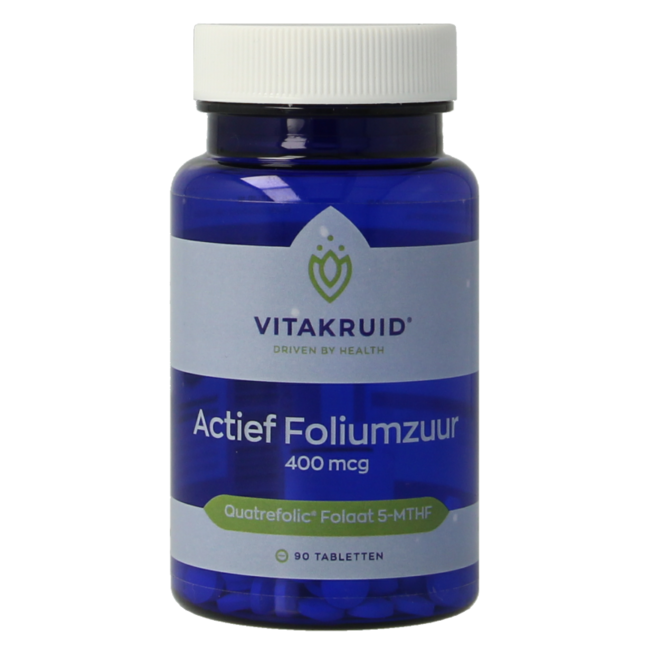 Active Folic Acid Quatrefolic 5-MTHF 400 mcg 90 Tablets