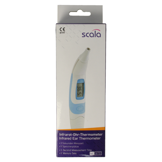 Scala Ear Thermometer SC 8172 - 1 Piece