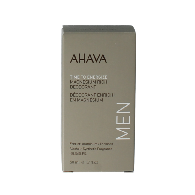 Desodorante roll-on para hombre rico en magnesio 50 ml