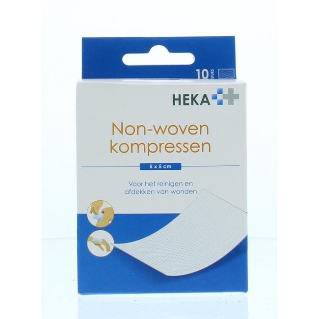 Compressa non-tessuto 5 x 5 cm sterile 10 Pezzi