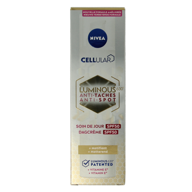 Crema fluida cellulare illuminante anti-macchie SPF50 40 Millilitri