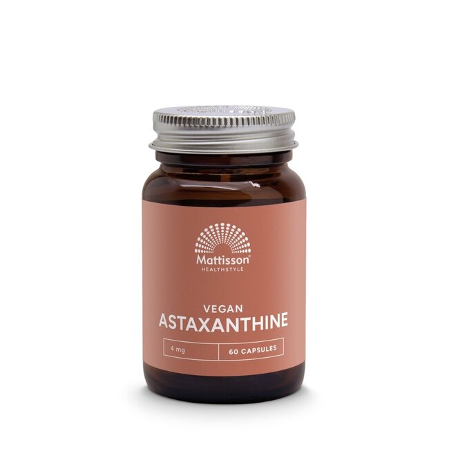 Vegan astaxanthine 4mg 60 Vegetarische capsules