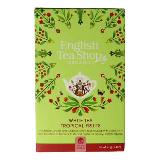 Weißer Tee Tropische Früchte Bio 20 Beutel